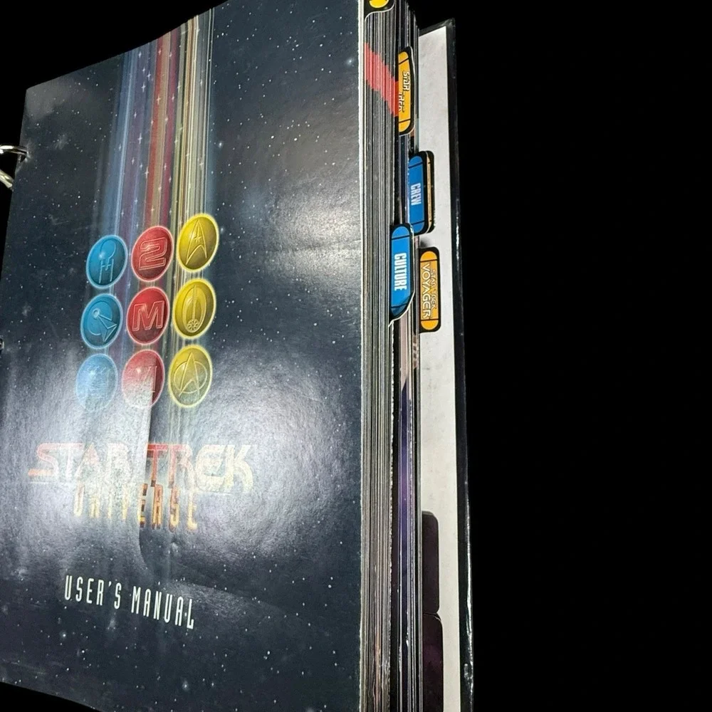Star Trek Universe Users Manual 3 Ring Binder 4 Unopened‎ Packs